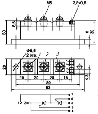 МТТ4-80-10 силовой модуль фото 6