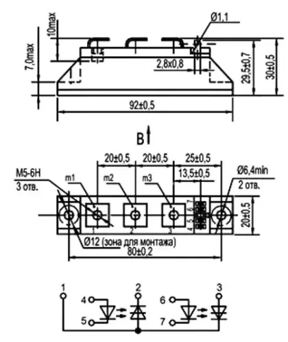 МТОТО4-80-7 силовой модуль фото 3 МТОТО4-80-7 силовой модуль фото 3