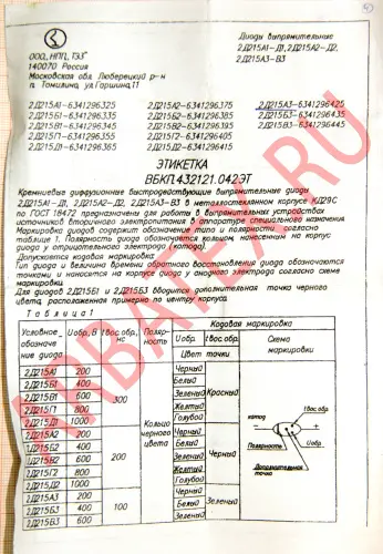 2Д215А3 диод фото 4