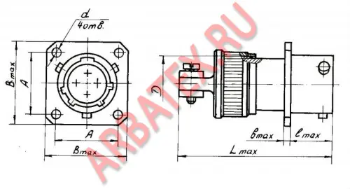 СНЦ23-32/33Р-2-В розетка фото фото 2 СНЦ23-32/33Р-2-В розетка Разъемы разное фото фото 2