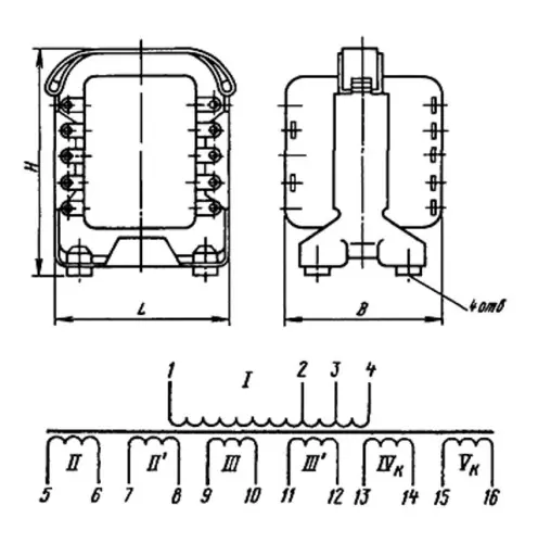 ТПП7-220-400 трансформатор фото 3 ТПП7-220-400 трансформатор фото 3