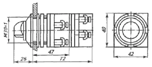 ПЕ-032 переключатель (исп.1) фото 3