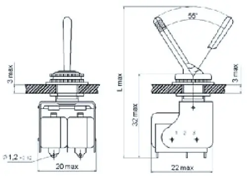 ПТ8-10В тумблер фото 3 ПТ8-10В тумблер фото 3