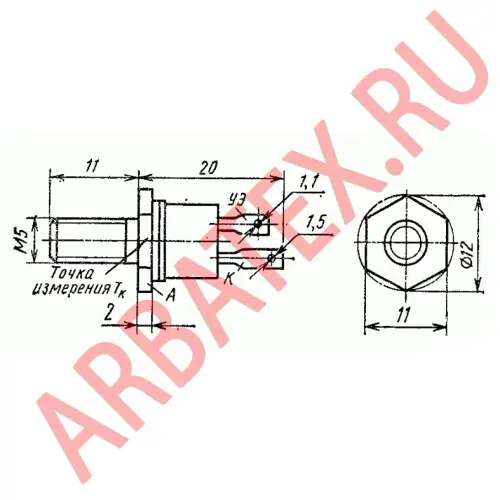2Т112-10-7 тиристор фото 3 2Т112-10-7 тиристор фото 3