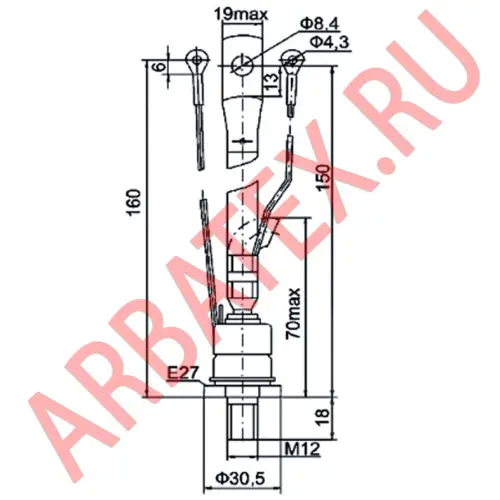ТБ151-50-9 тиристор фото 3