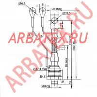 ТС212-10-6 тиристор ТС212-10-6 тиристор