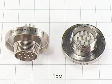РРС3-10-1-1-В вилка фото РРС3-10-1-1-В вилка Разъемы разное фото