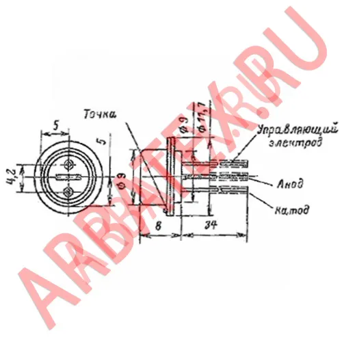 2У101И-1 тиристор фото 2