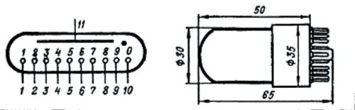 ИН-1 индикатор тлеющего разряда фото 2