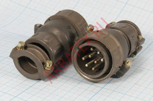 ШР32ПК8ЭШ2 вилка кабельная фото фото 2 ШР32ПК8ЭШ2 вилка кабельная Разъемы ШР, СШР фото фото 2