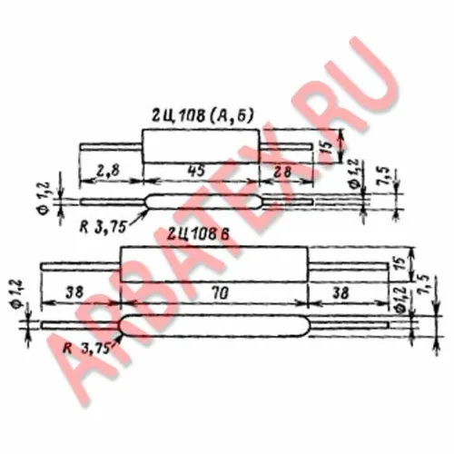 2Ц108Б диодный столб фото 2 2Ц108Б диодный столб фото 2